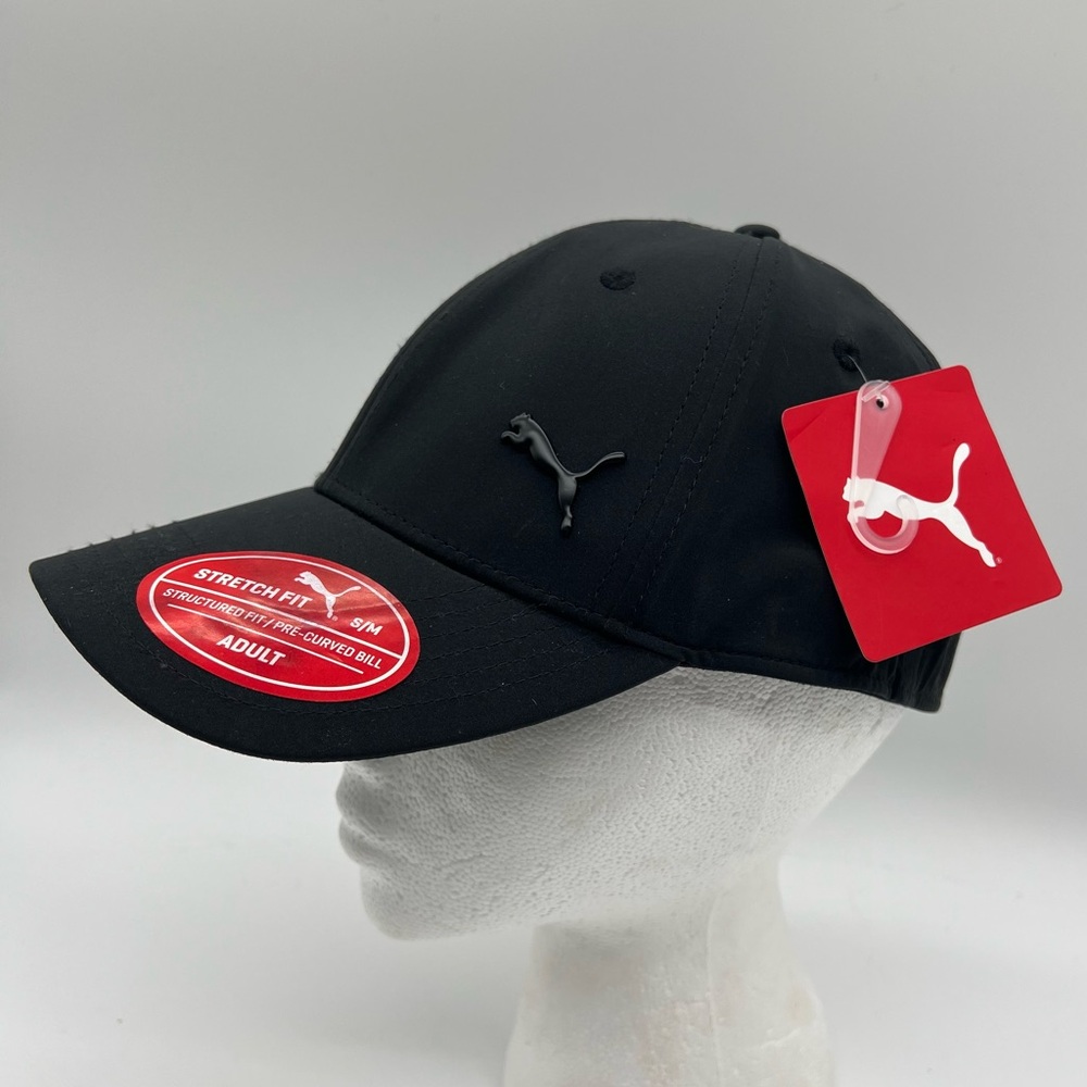 Puma Metal Cat Stretch Fit Hat Unisex Adult S/M  New With Tags NWT
